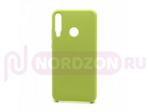 Чехол Honor 9C /Huawei P40 Lite E, Silicone cover color, зелёный, 006