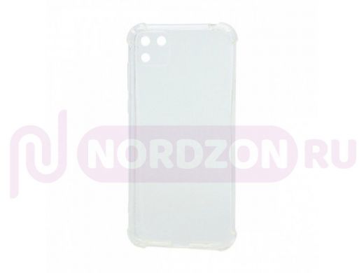Чехол Honor 9S /Huawei Y5p, силикон прозрачный, противоударный