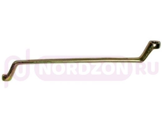 Ключ накидной, 27 х 32 мм, желтый цинк// Сибртех