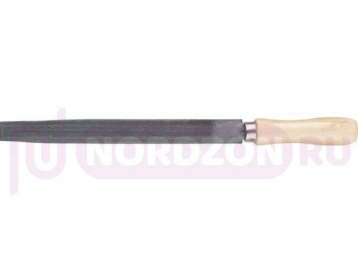 Напильник, 200 мм, полукруглый, деревянная ручка// Сибртех