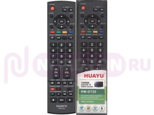 Телевиз. пульт HUAYU (for PANASONIC) RM-D720  корпус EUR7651150 Viera универсальный пульт