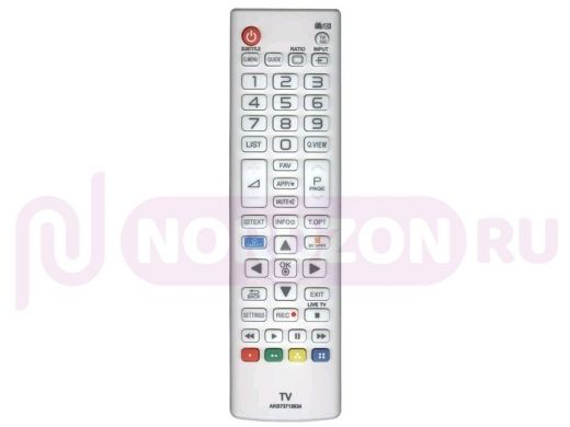 Телевиз. пульт  LG  AKB73715634 ic LCD smart TV NEW белый ( маленький корпус)