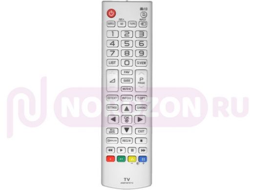 Телевиз. пульт  LG  AKB73975712 ic белый с pip LED LCD