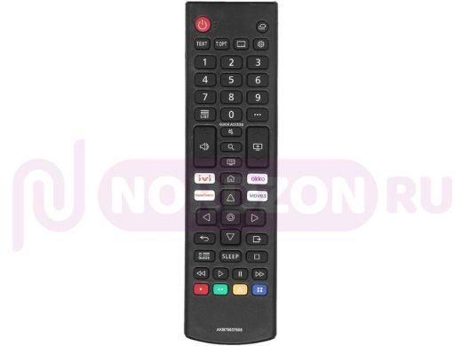 Телевиз. пульт  LG  AKB76037608 ( ic ) NEW SMART LCD TV (кнопки прямого вызова ivi ,OKKO,КиноПоиск)