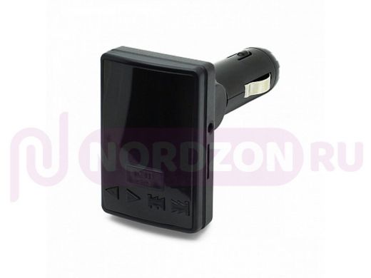 FM модулятор Bluetooth, S6, microSD, USB, AUX, чёрный