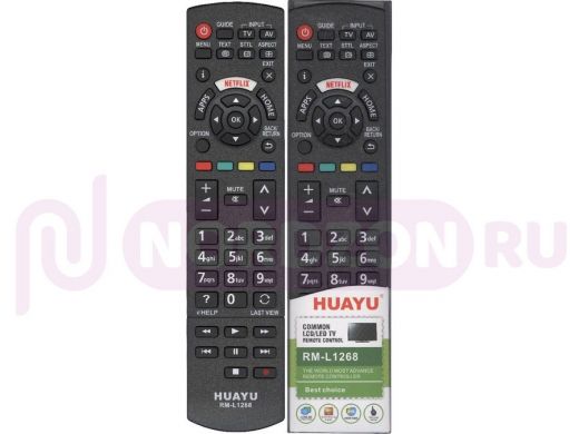 Телевиз. пульт HUAYU (for PANASONIC) RM-L1268 с кнопкой NETFLIX для LCD TV