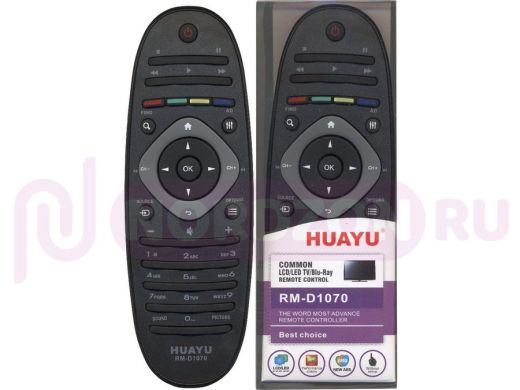 Телевиз. пульт HUAYU (for PHILIPS) RM-D1070  корпус 2422 549 90301  LCD LED TV универсальный пульт