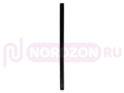"PODPORA NIZKA" столбик-опора забора высотой 1 метр, диаметр 50мм, цвет: чёрный