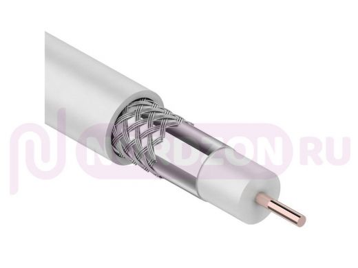 RG-6U PROCONNECT WHITE  кабель (48%), 75 Ом,  белый,  бухта 10м