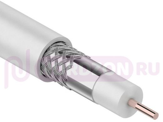RG-6U PROCONNECT WHITE  кабель (48%), 75 Ом,  белый,  бухта 20м
