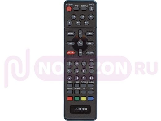 Пульт для D-Color DVB-T2 DC802HD ic dvb-t2 2018 или  Delly, Lumax не идёт