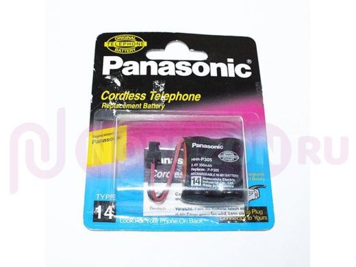 Аккумулятор HHR-P305 350mAh 2.4V Panasonic (аналог Т 104)