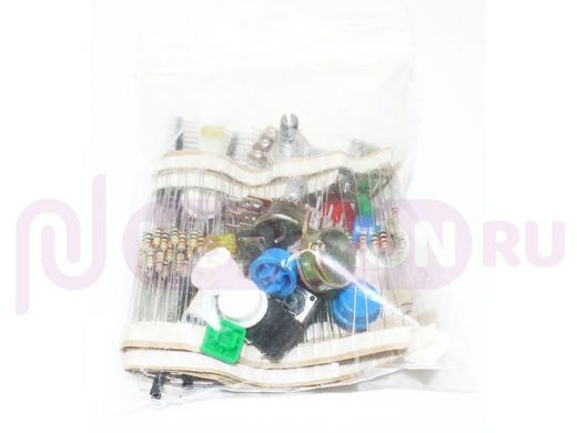 Arduino 1002: Набор радиодеталей для начинающих в Arduino (резисторы, светодиоды, кнопки..)