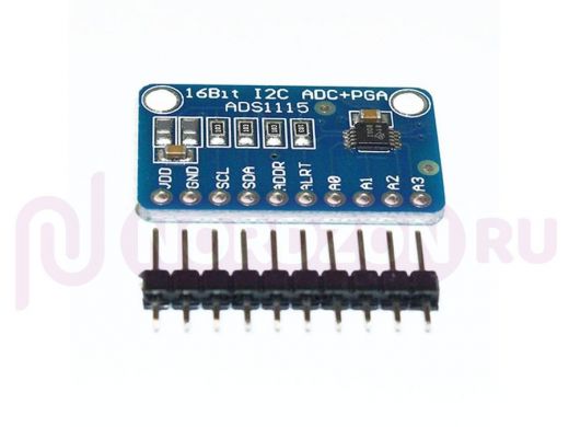 Arduino 3259-7: Модуль АЦП I2C 4-канальный, 16-битный на ADS1115
