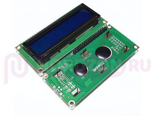 Arduino 4002-1: Дисплейный символьный модуль LCD1602 HD44780 16х2