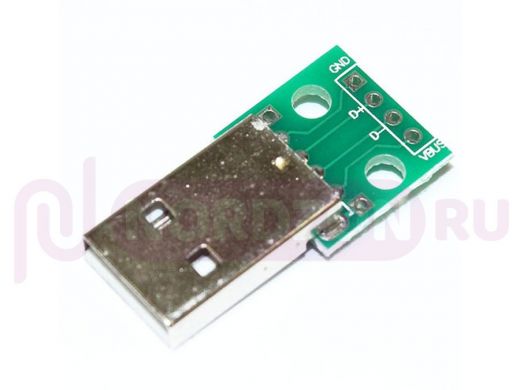 Arduino 3447-2: Адаптер штекер_USB  5 контактов на печатной плате