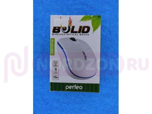 Мышь  Perfeo беспров.оптич. RAINBOW PF_3435 черная, USB, подсветка, 3кн, 1.8м