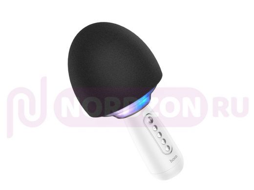 HOCO BK7 Белый Микрофон (Bluetooth, динамики, TF)
