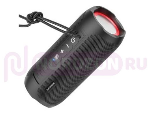 Колонка Borofone BR21, Bluetooth, 5W*2, microSD, AUX, фонарь, чёрная