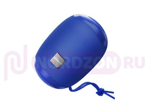 Колонка Borofone BR6, Bluetooth, 5W, microSD, USB, AUX, FM, синяя
