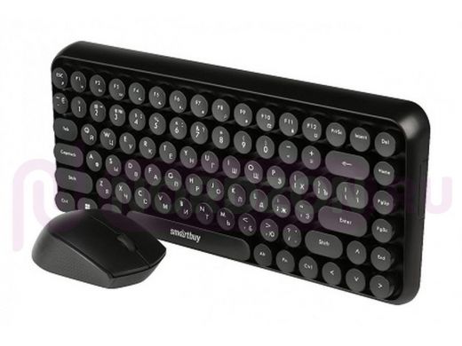 Комплект беспроводной клавиатура + мышь Smartbuy One 626376AG чёрный