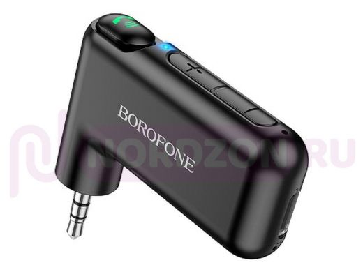 Ресивер с Bluetooth - AUX, Borofone BC35, USB, SD, FM, чёрный