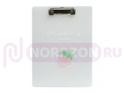 Планшет с зажимом Strawberry A4 CY-BJ201866, пластик, линейка, 003