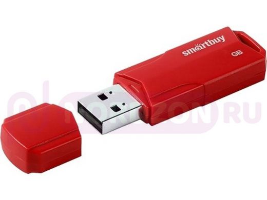 накопитель USB, 4GB Smartbuy Clue Red