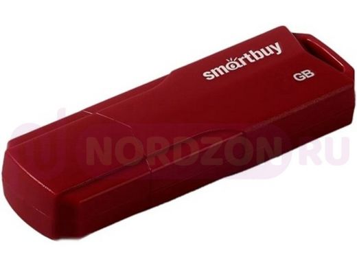накопитель USB, 32Gb Smartbuy Clue Burgundy