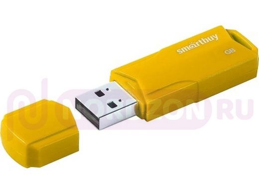 накопитель USB, 64GB Smartbuy Clue Yellow