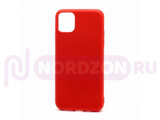 Чехол iPhone 11 Pro Max, силикон, New Era, красный
