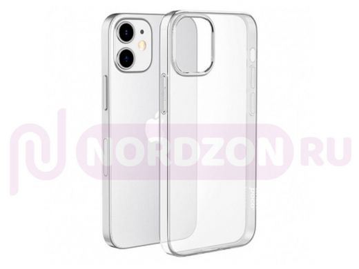 Чехол iPhone 12 mini, силикон, Hoco, прозрачный
