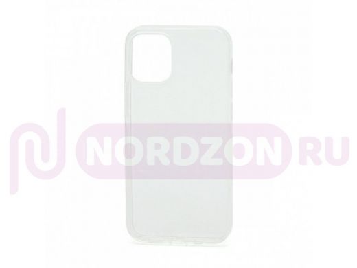 Чехол iPhone 12 mini, силикон, прозрачный, OU Unique Skid