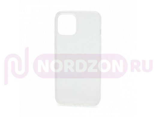 Чехол iPhone 12 Pro Max, силикон, прозрачный, OU Unique Skid