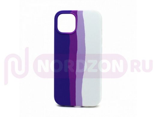Чехол iPhone 13, Silicone case, цветной, защита полная, лого, 030