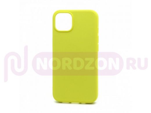 Чехол iPhone 13, силикон, New Era, жёлтый