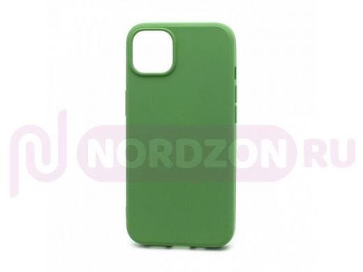 Чехол iPhone 13, силикон, New Era, зелёный