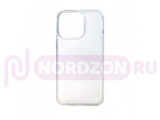 Чехол iPhone 13, силикон, прозрачный