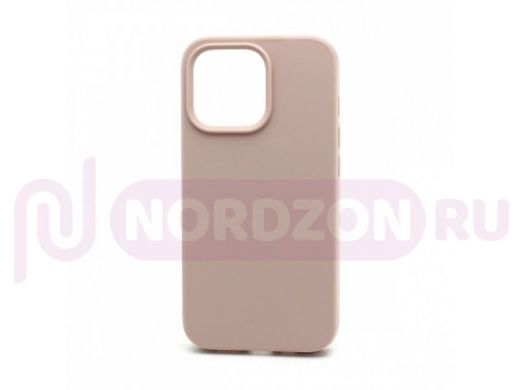 Чехол iPhone 13 Pro, Silicone case, розовый, защита полная, 019