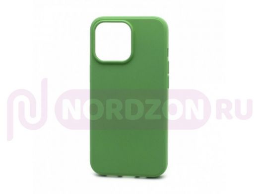 Чехол iPhone 13 Pro, силикон, New Era, зелёный