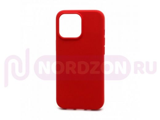 Чехол iPhone 13 Pro, силикон, New Era, красный