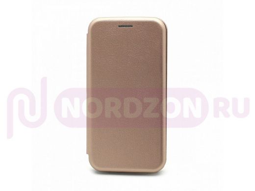Чехол iPhone 13 Pro Max, книжка боковая, розовый, BF