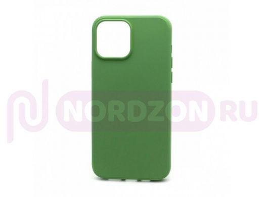 Чехол iPhone 13 Pro Max, силикон, New Era, зелёный
