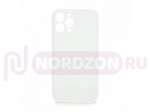 Чехол iPhone 13 Pro Max, силикон, прозрачный