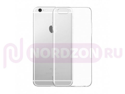 Чехол iPhone 6/6s, силикон, прозрачный