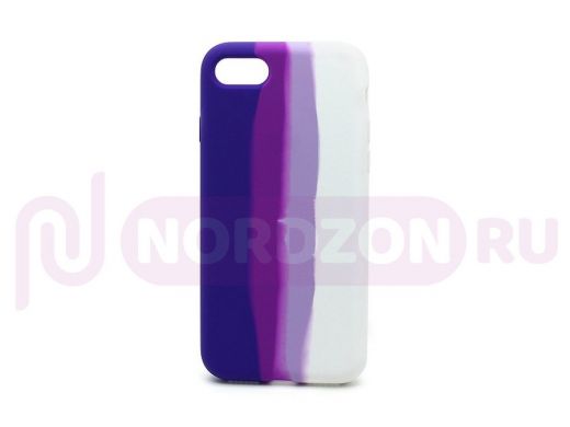 Чехол iPhone 7/8/ SE 2020, Silicone case, цветной, защита полная, лого, 030