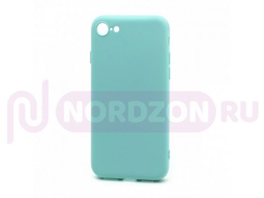 Чехол iPhone 7/8/ SE 2020, силикон, New Era, мятный