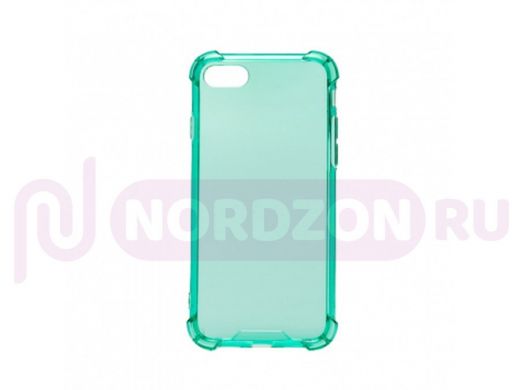 Чехол iPhone 7/8/ SE 2020, силикон, противоударный, зелёная мята