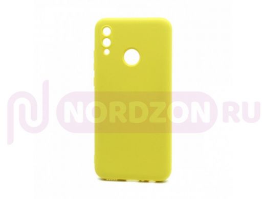 Чехол Honor 10 Lite /Huawei P Smart (2019), силикон, New Era, жёлтый