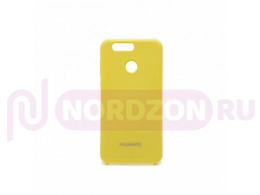 Чехол Huawei Nova 2 Plus, силикон, Cover Color, жёлтый